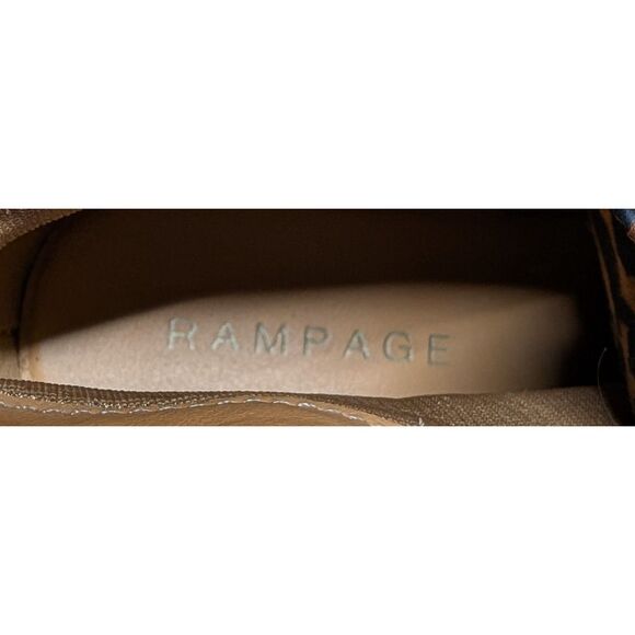 Rampage Maiden Leopard Print Wedge Ankle Boots Women's Size 10M Lace Up Booties - Picture 10 of 11